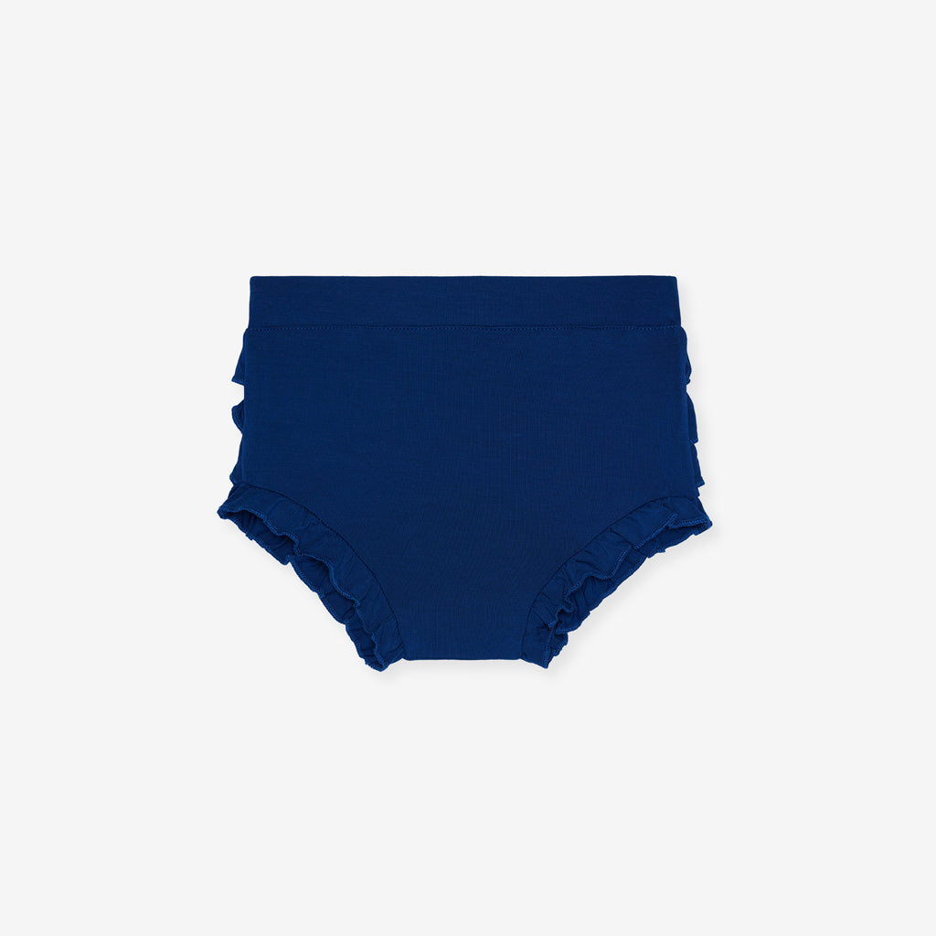 Dusk Rose Peplum Ruffled Bummie Set