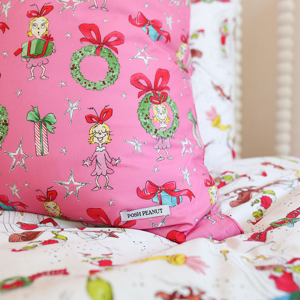 Dr. Seuss Cindy Lou Who Euro Sham