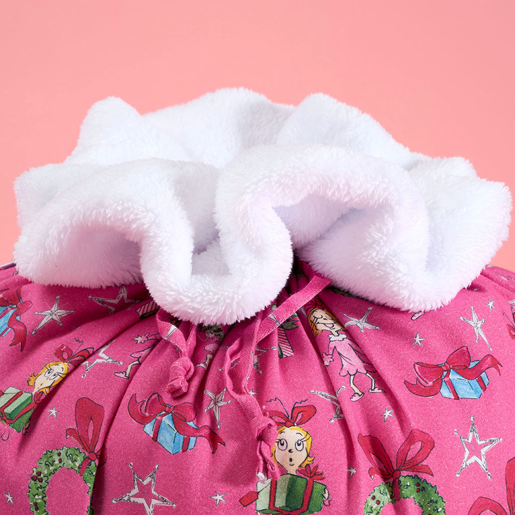 Dr. Seuss Cindy Lou Who Flannelette Holiday Gift Sack