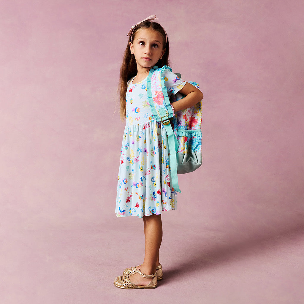 Disney Princess Ariel Ruffled Backpack