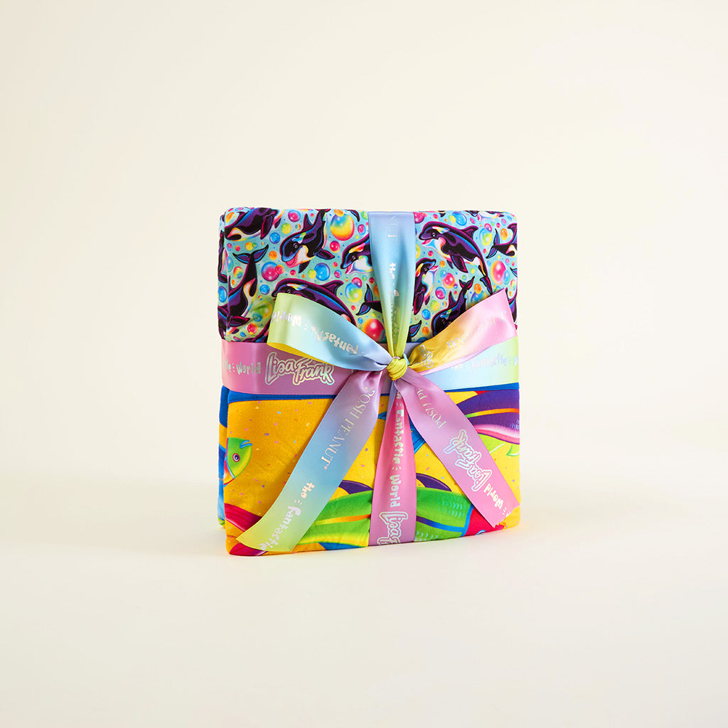 Lisa Frank® Max Splash & Under the Seashell Luxe Patoo® Blanket
