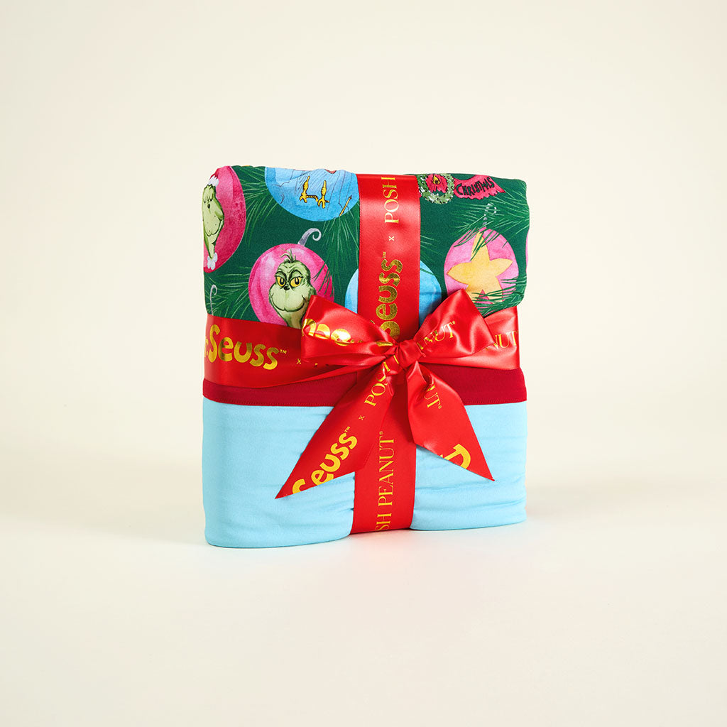 Dr. Seuss Who-liday Tree & Feelin' Grinchy Luxe Patoo® Blanket