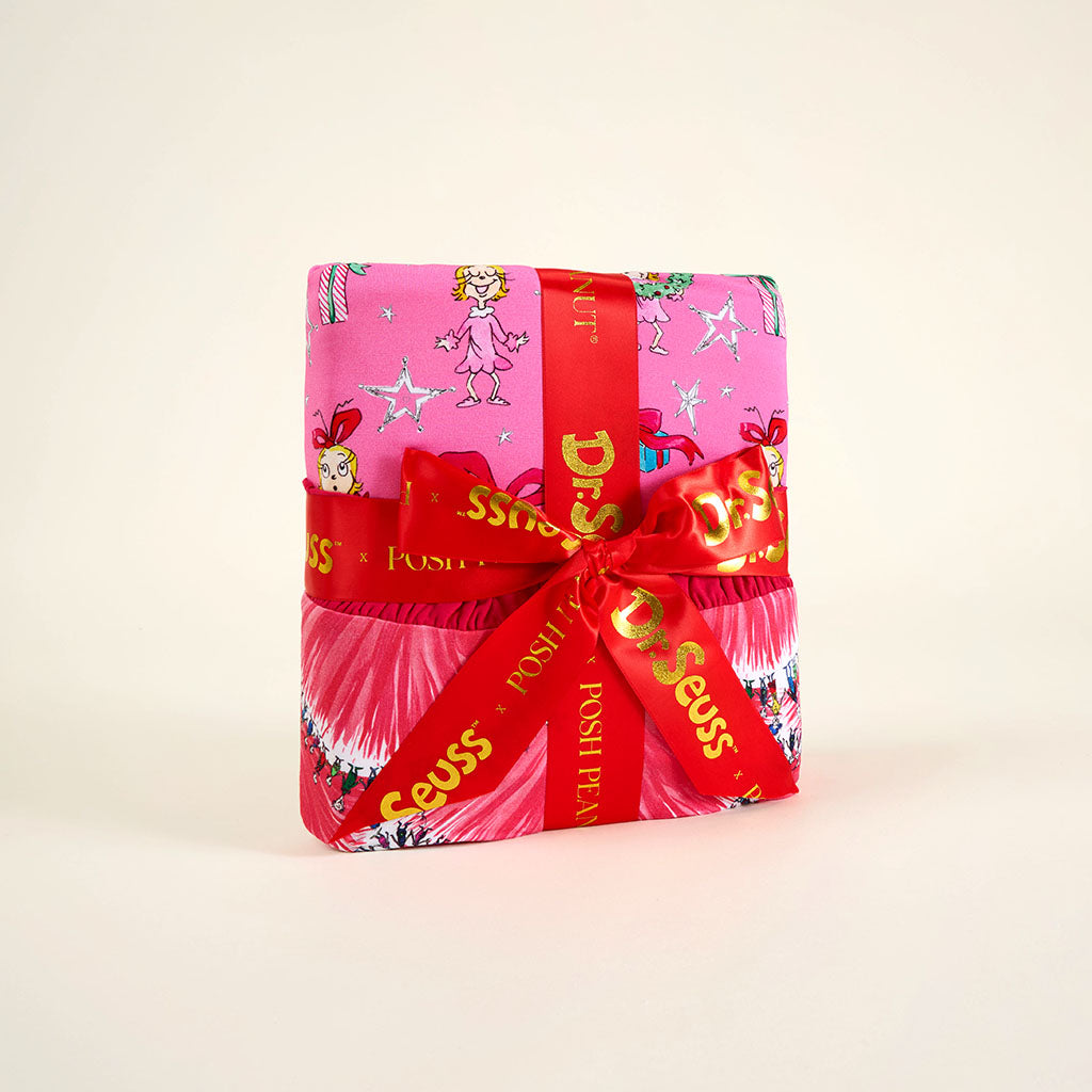 Dr. Seuss Cindy Lou Who & Happy Who-lidays Ruffled Luxe Patoo® Blanket