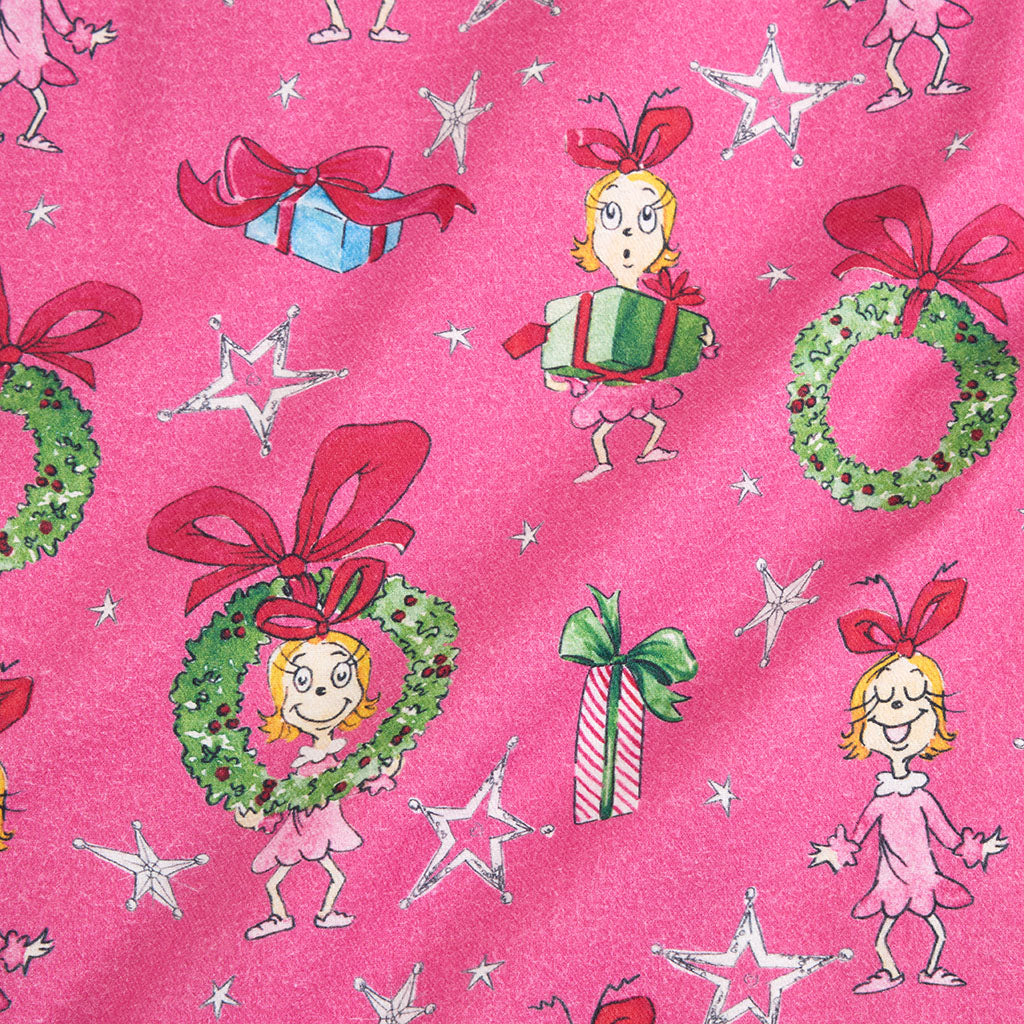 Dr. Seuss Cindy Lou Who Women's Flannelette Pajama Set