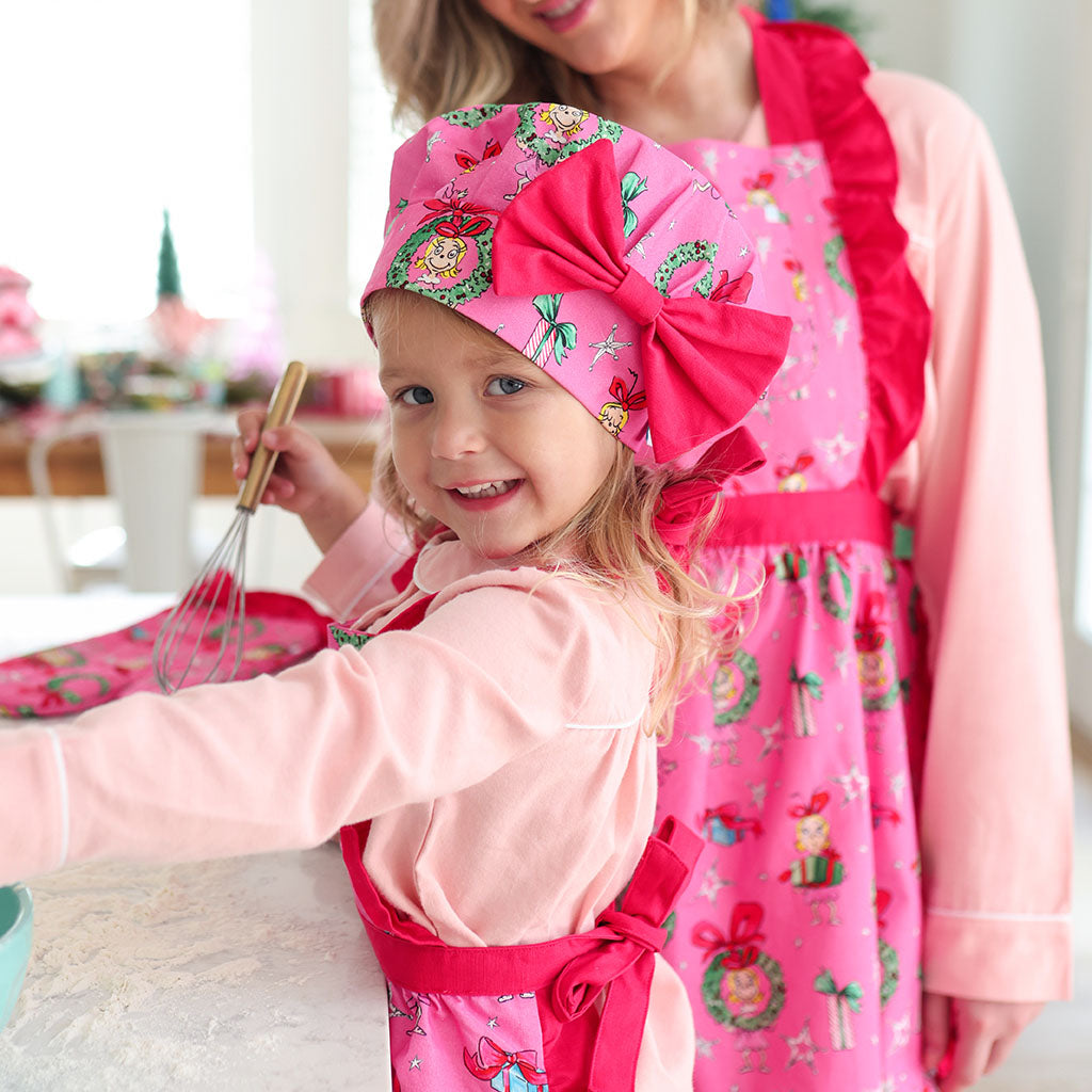 Dr. Seuss Cindy Lou Who Kids' Bow Chef Hat