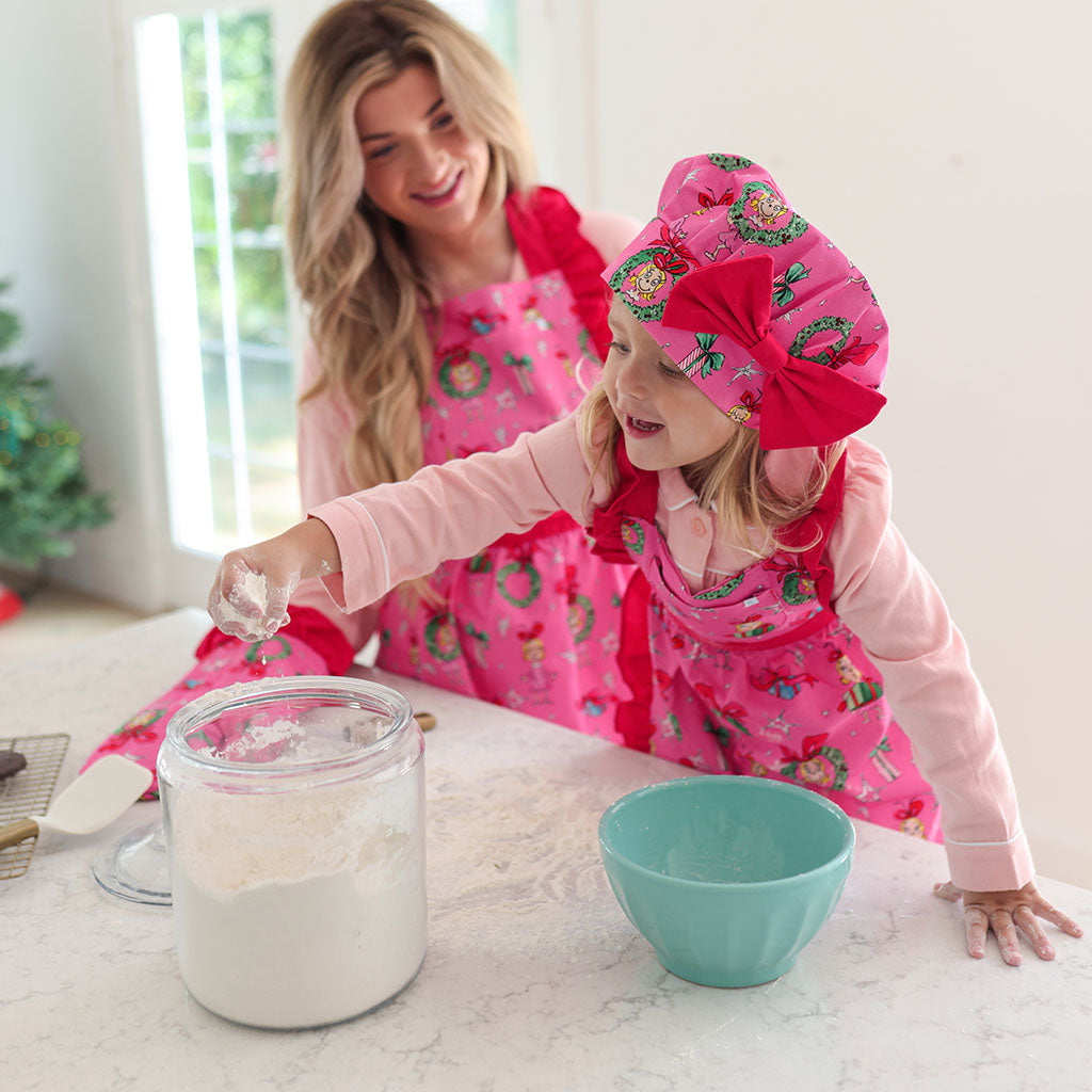 Dr. Seuss Cindy Lou Who Kids' Bow Chef Hat