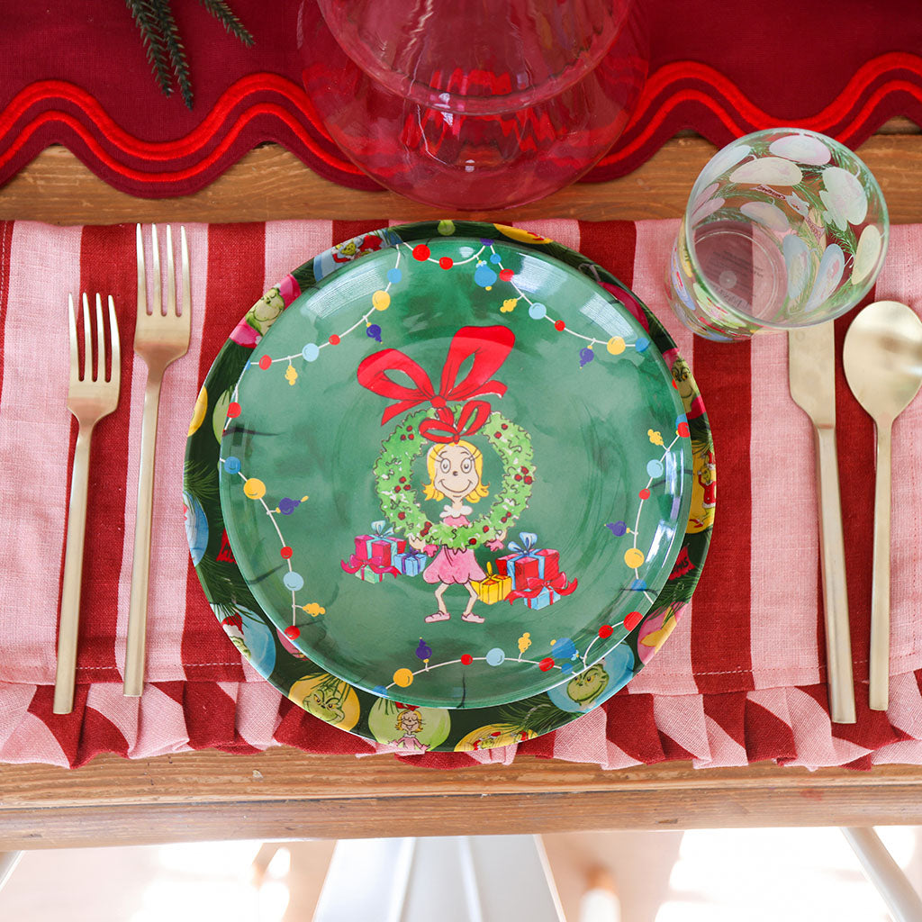 Dr. Seuss Who-liday Tree Dessert Plate Set