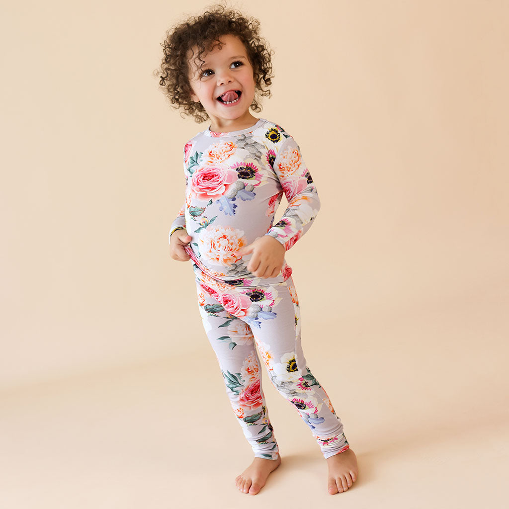 French Gray Classic Pajama Set