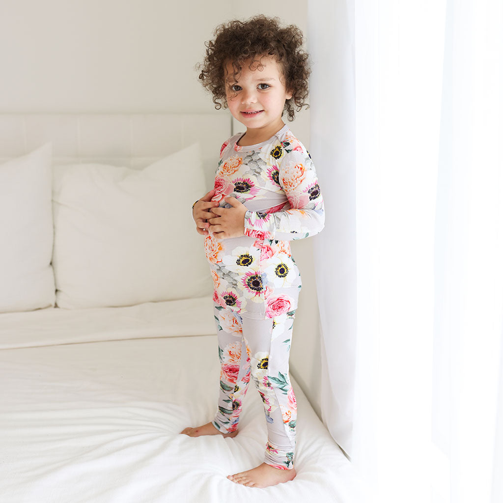 French Gray Classic Pajama Set