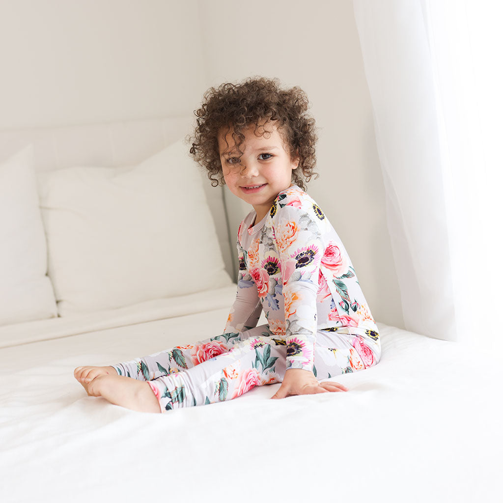 French Gray Classic Pajama Set