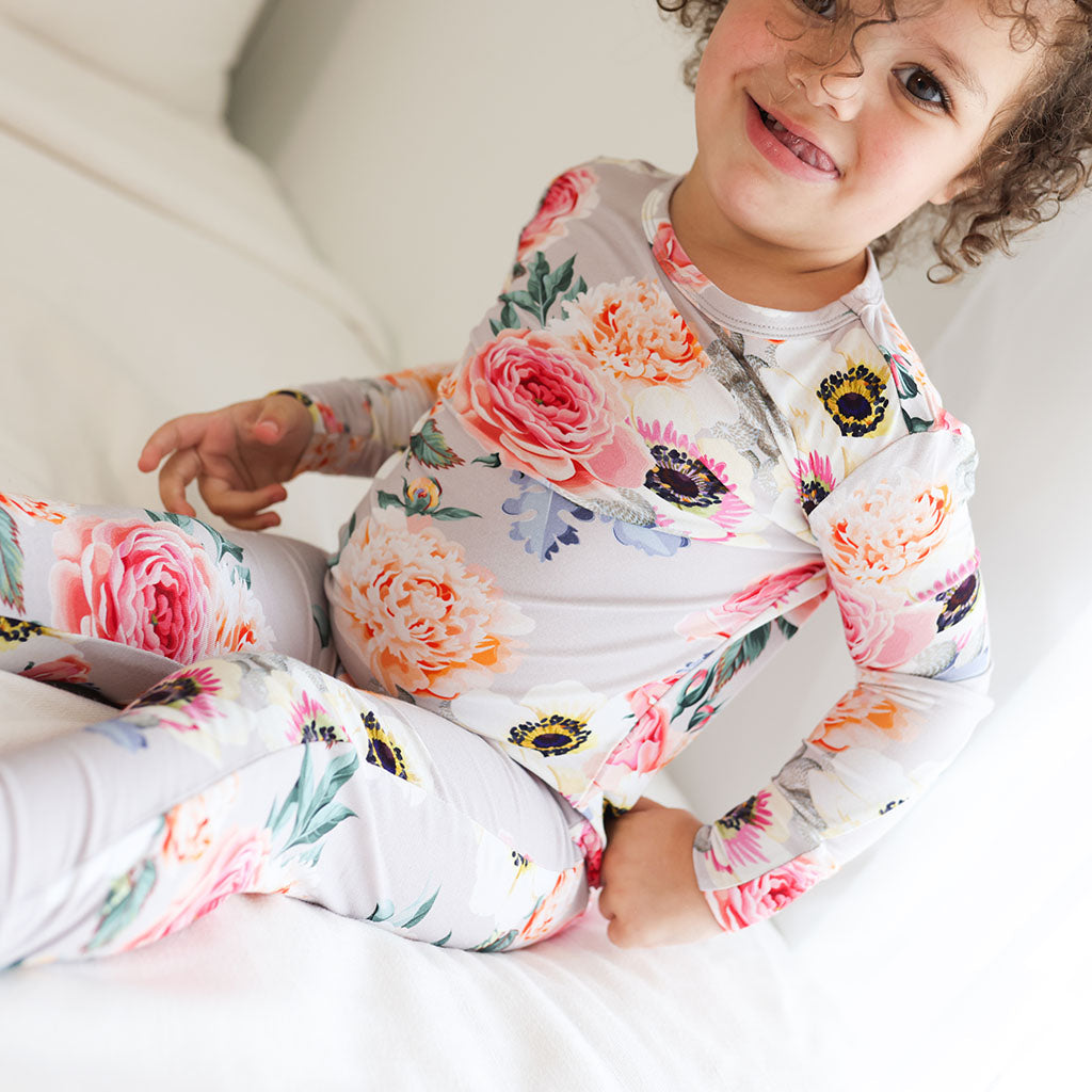 French Gray Classic Pajama Set