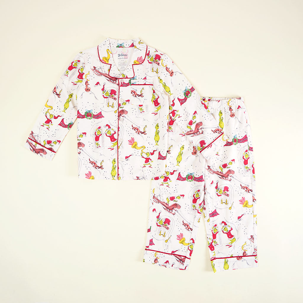 Dr. Seuss Mount Crumpit Flannelette Luxe Pajama Set