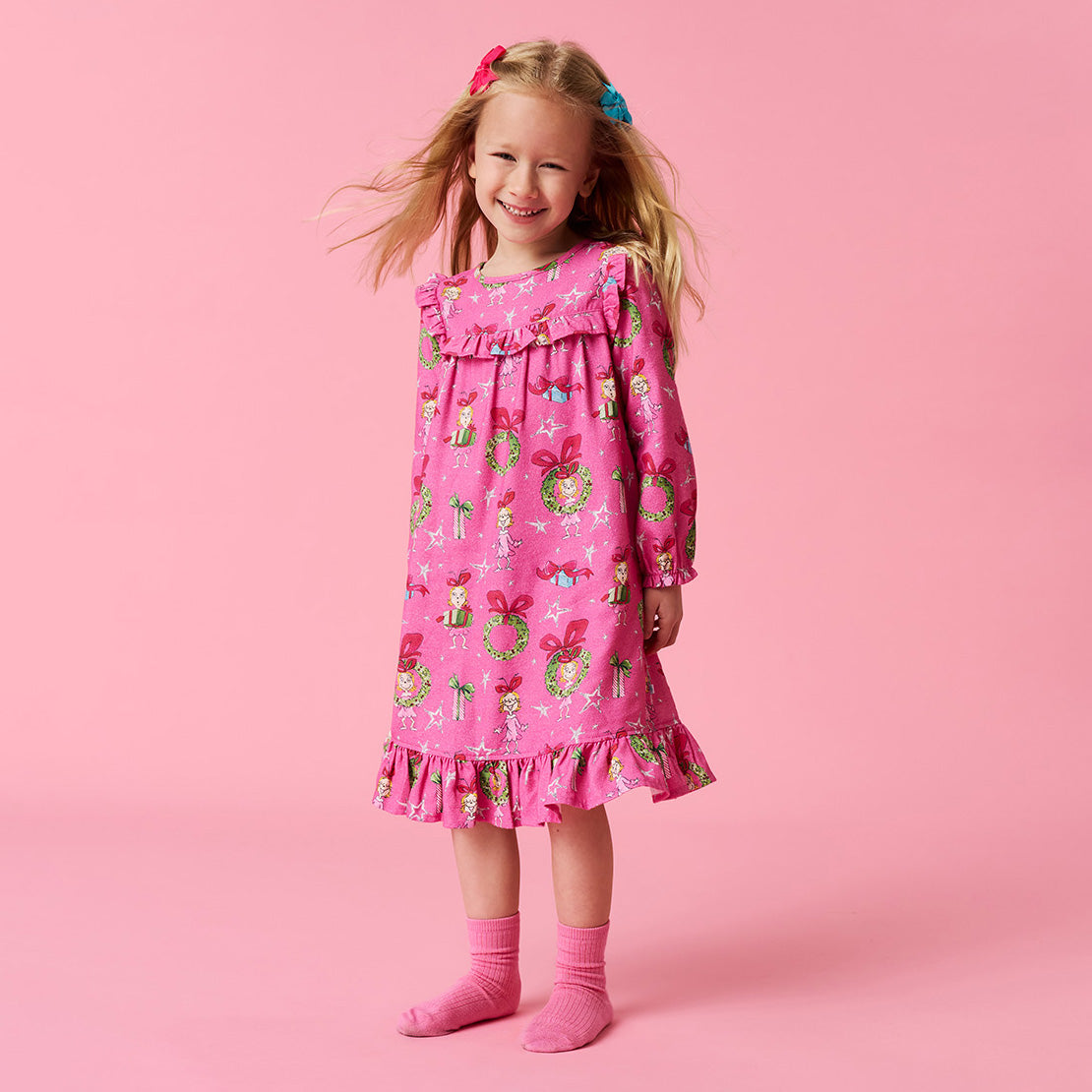 Dr. Seuss Cindy Lou Who Flannelette Nightgown