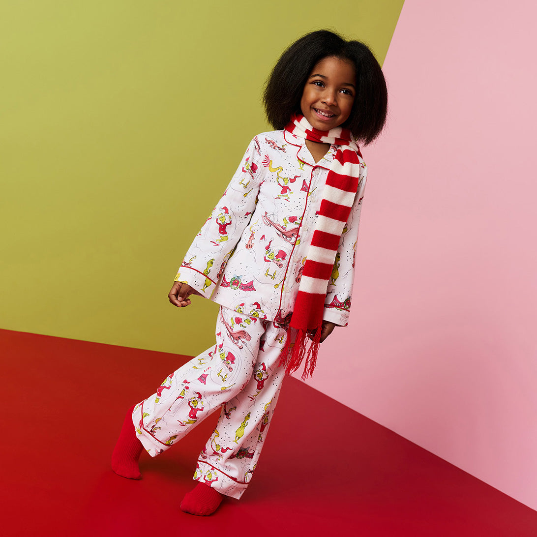 Dr. Seuss Mount Crumpit Flannelette Luxe Pajama Set