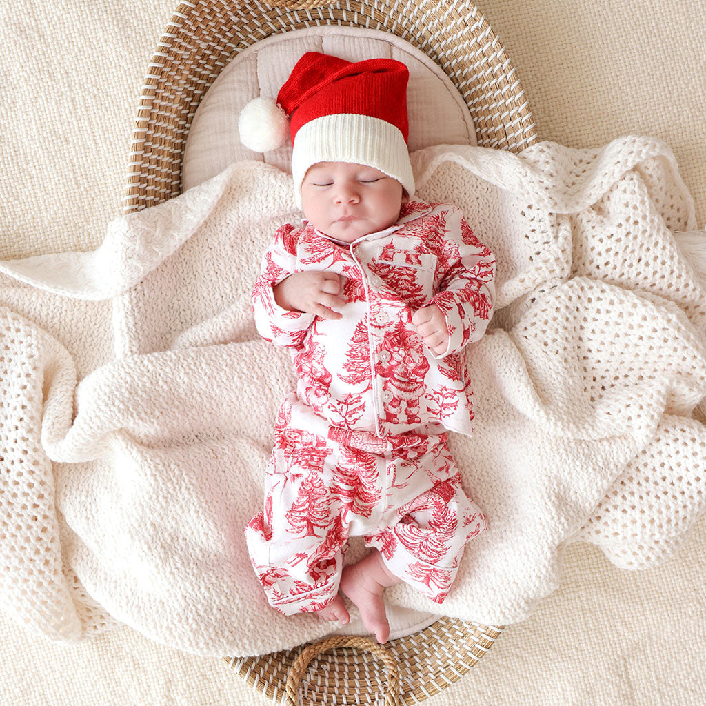 Father Christmas Flannelette Luxe Pajama Set