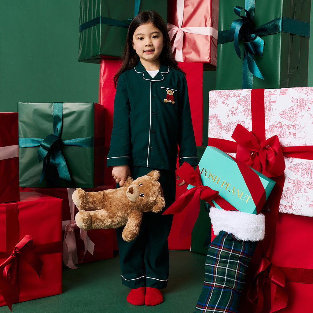 Forrest Green Flannelette Luxe Pajama Set