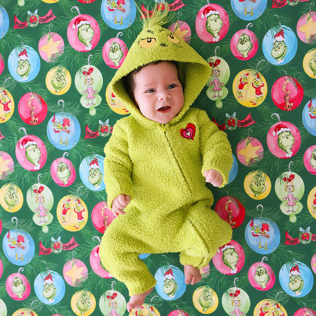 Dr. Seuss Mr. Grinch Cuddle Hooded Romper