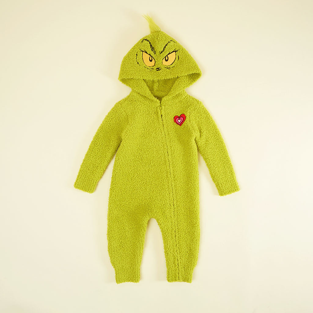 Dr. Seuss Mr. Grinch Cuddle Hooded Romper