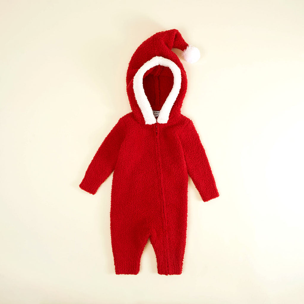 Posh Santa Claus Cuddle Hooded Romper