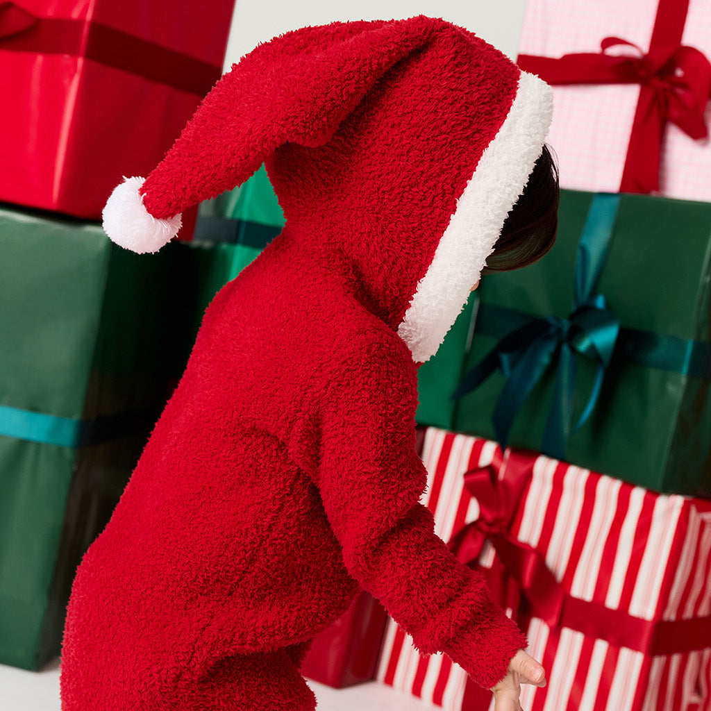 Posh Santa Claus Cuddle Hooded Romper