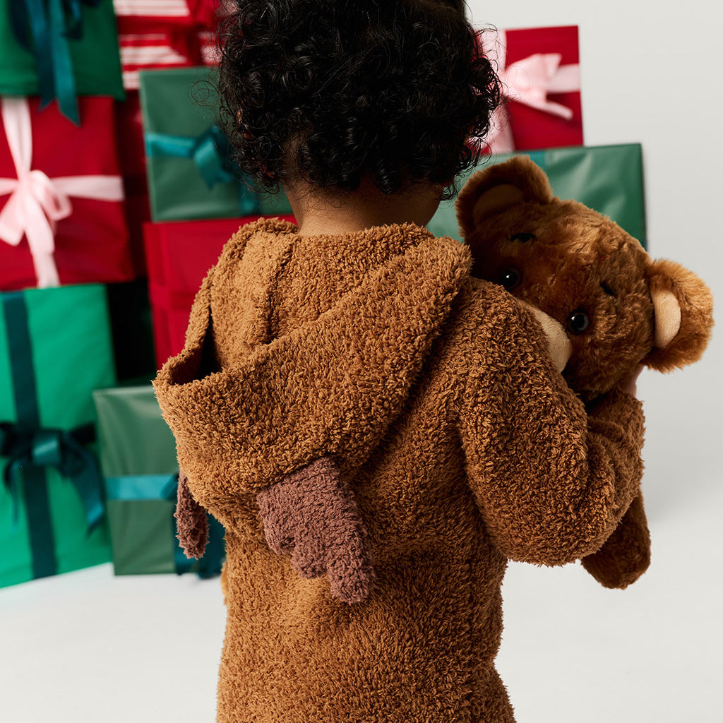 Merry Reindeer Cuddle Hooded Romper