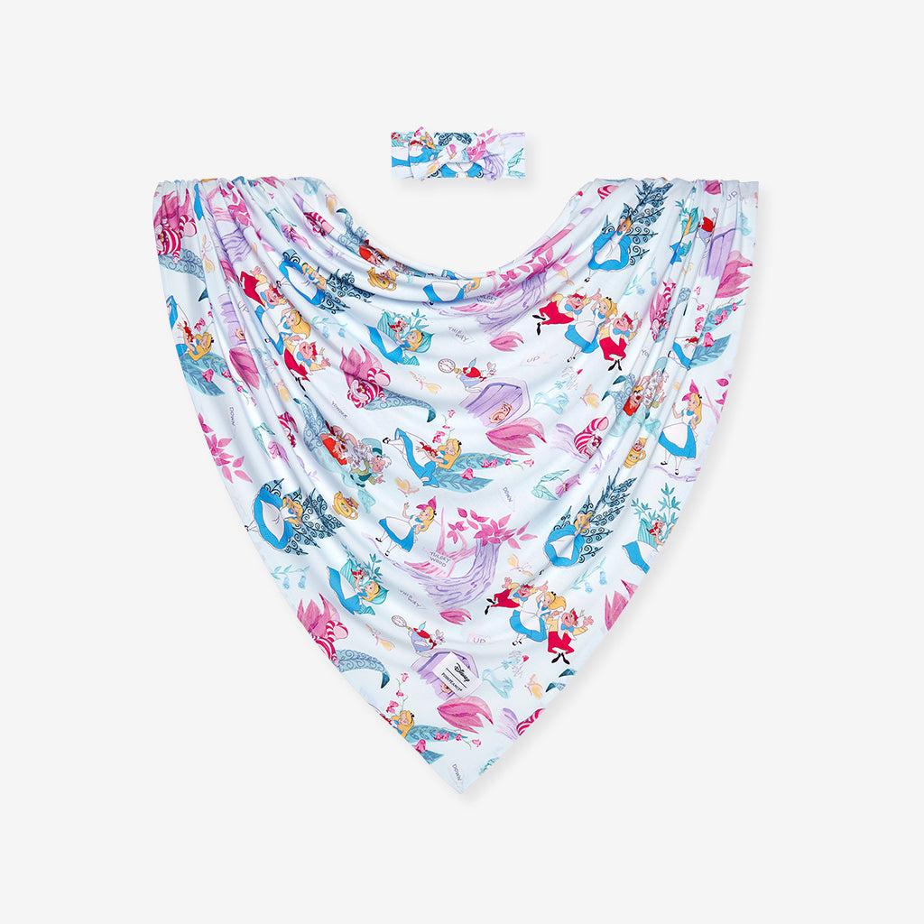 Disney Adventures in Wonderland Swaddle Headband Set