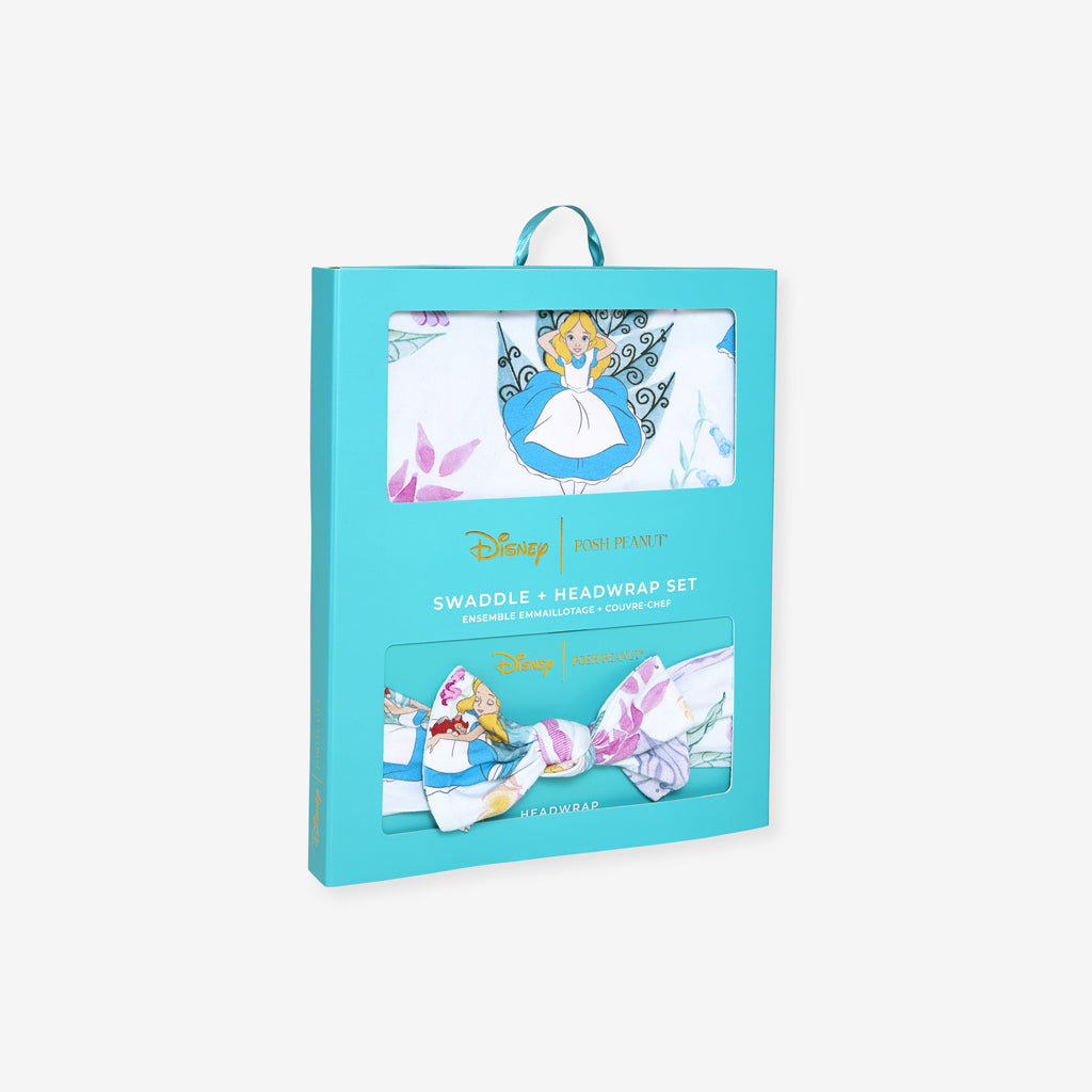 Disney Adventures in Wonderland Swaddle Headband Set