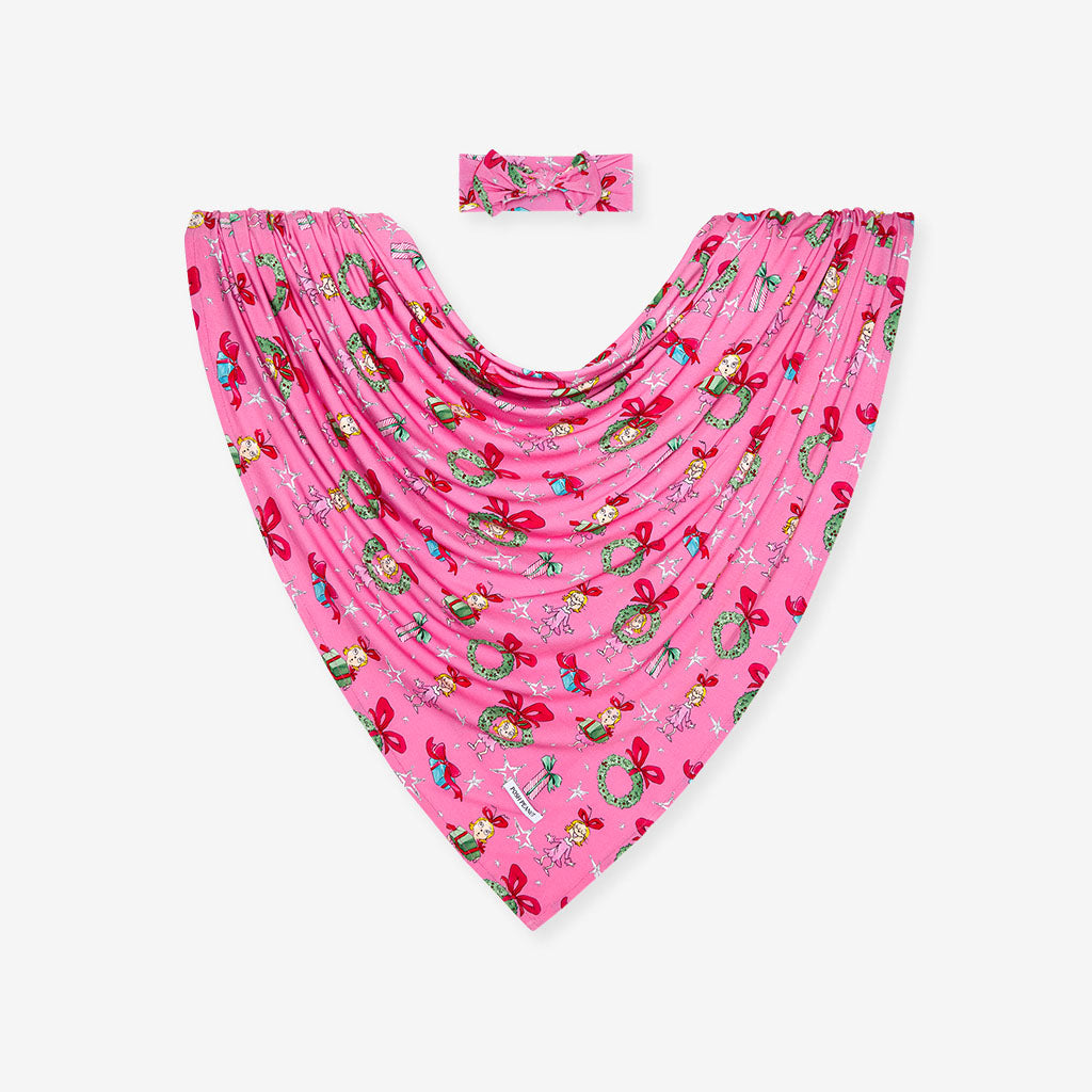 Dr. Seuss Cindy Lou Who Swaddle Headband Set