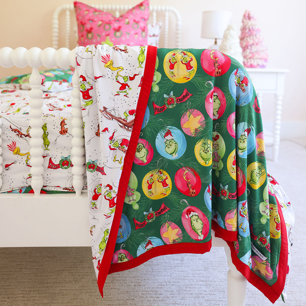 Dr. Seuss Who-liday Tree & Mount Crumpit Luxette Patoo® Blanket