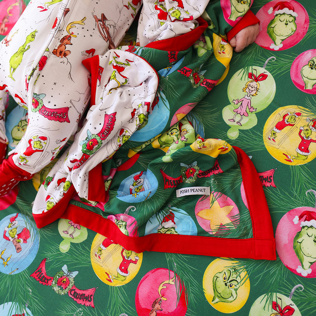 Dr. Seuss Who-liday Tree & Mount Crumpit Luxette Patoo® Blanket