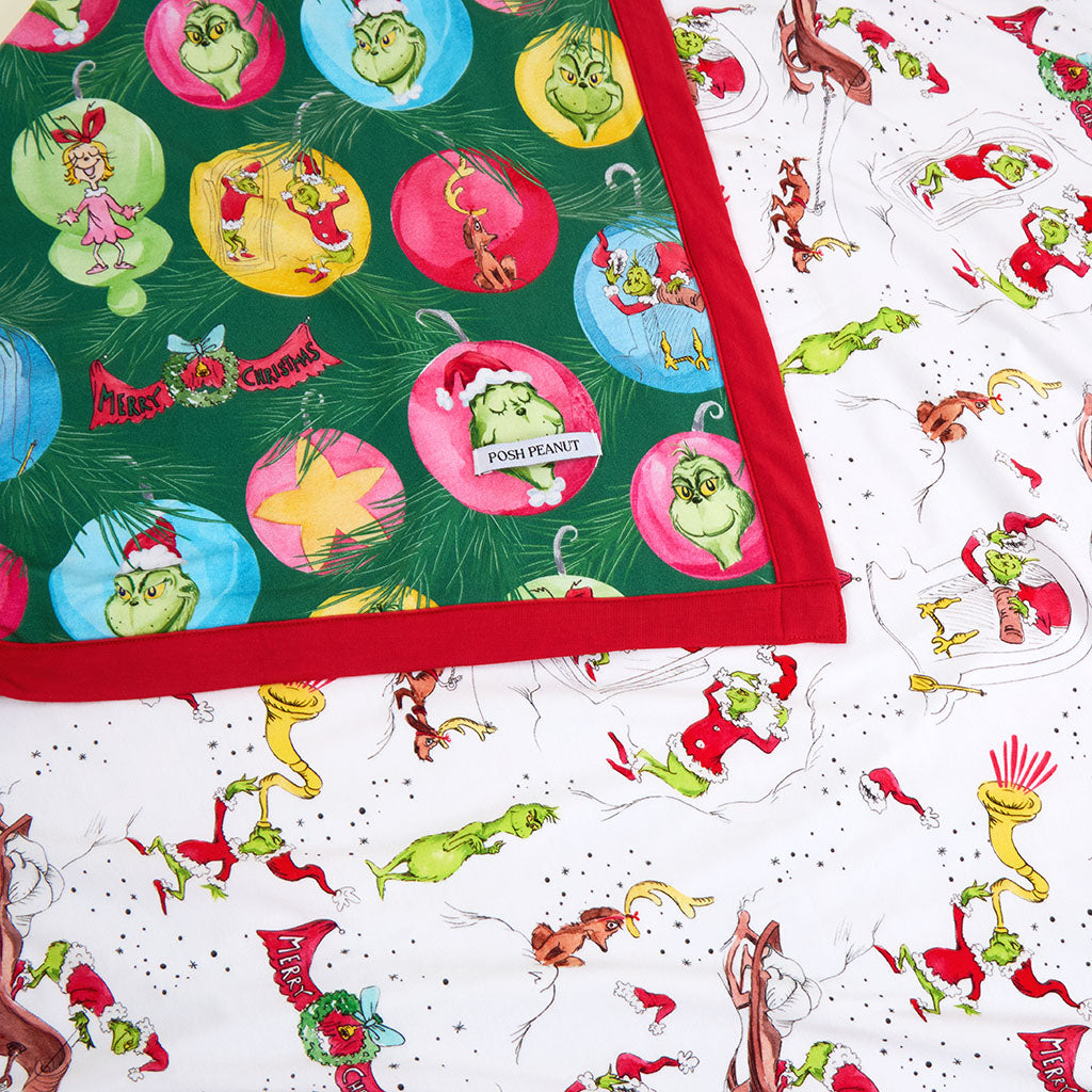 Dr. Seuss Who-liday Tree & Mount Crumpit Luxette Patoo® Blanket