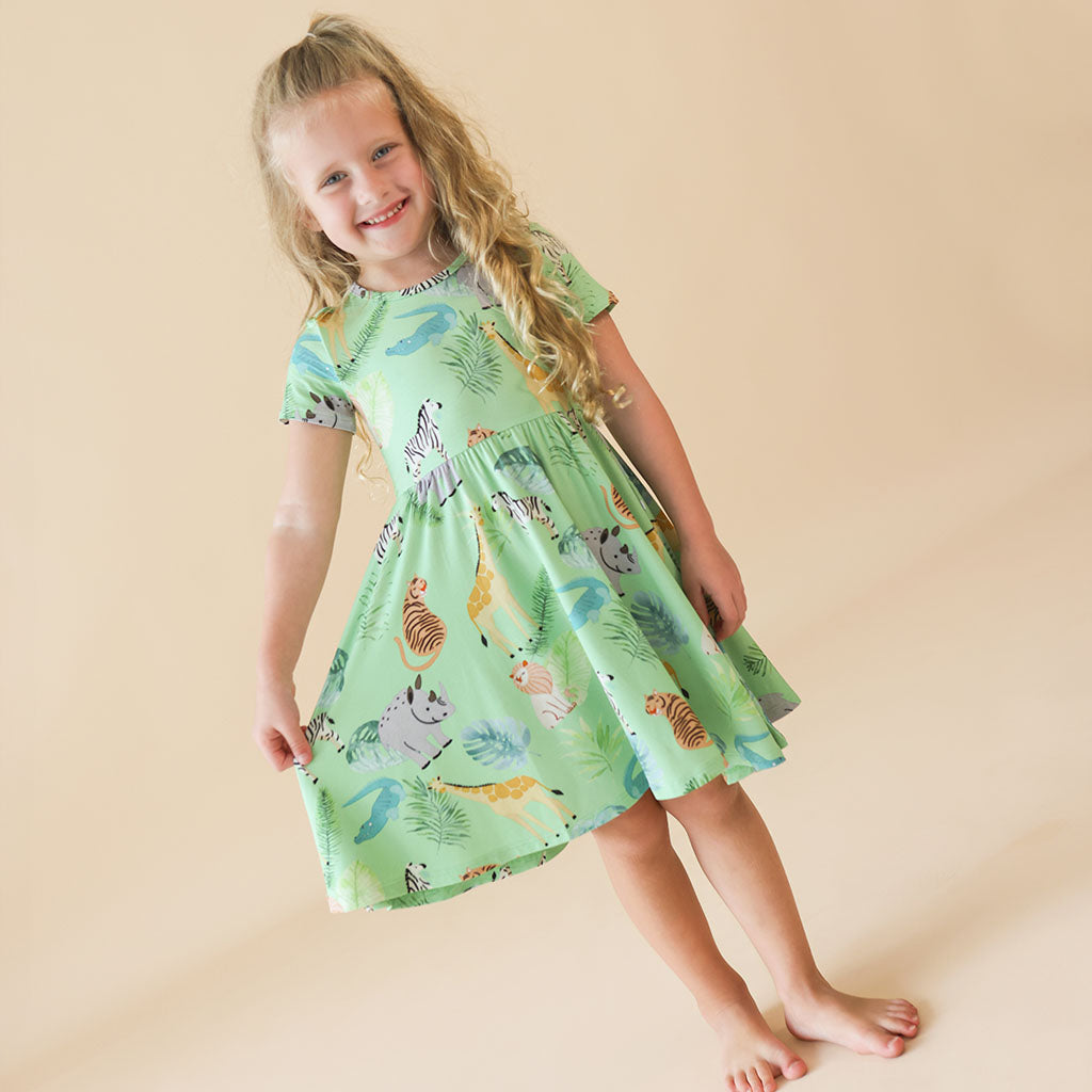Safari Animals Twirl Dress