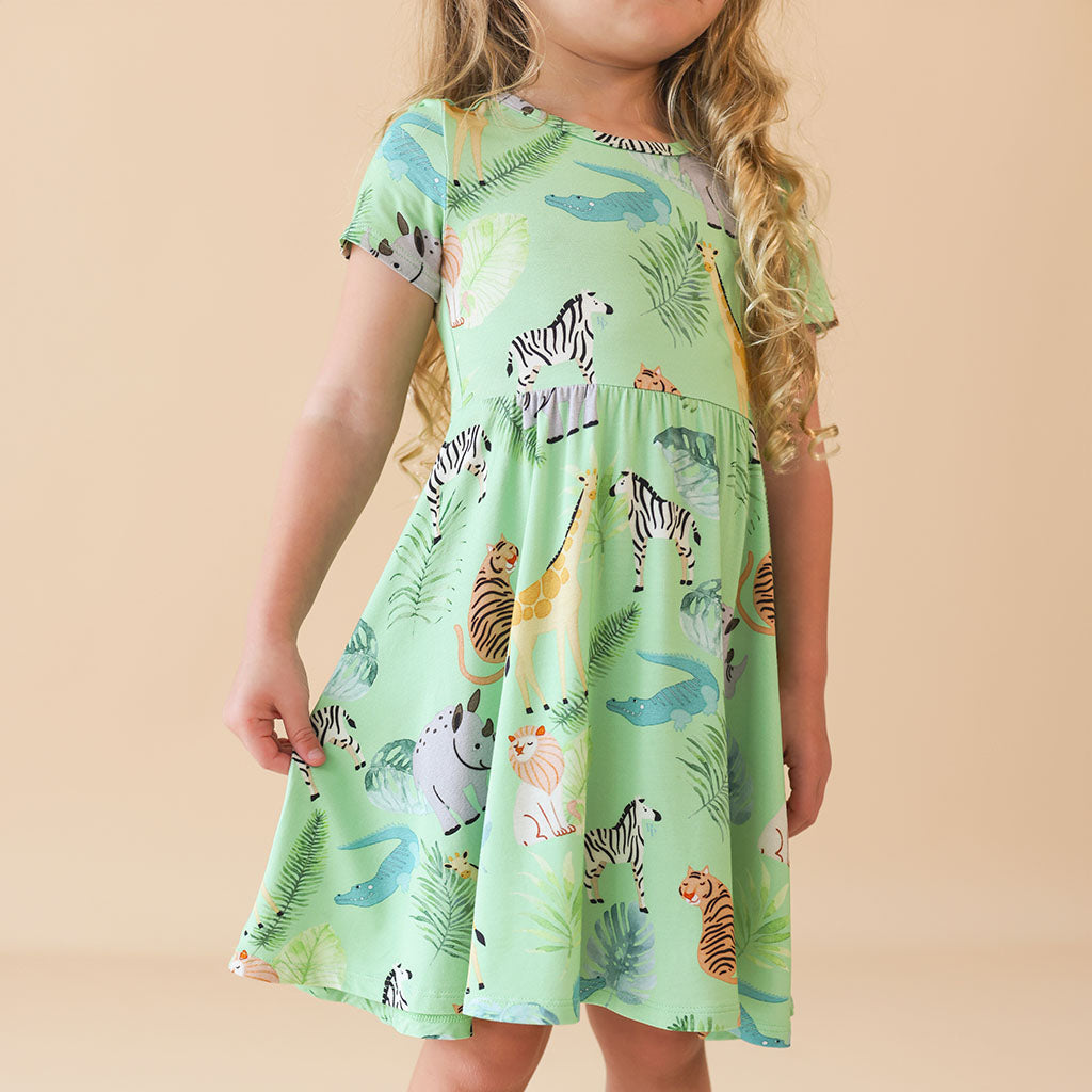 Safari Animals Twirl Dress