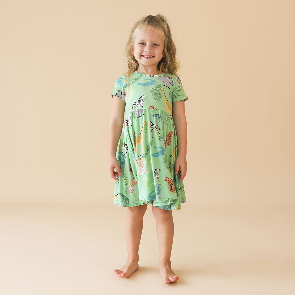 Safari Animals Twirl Dress